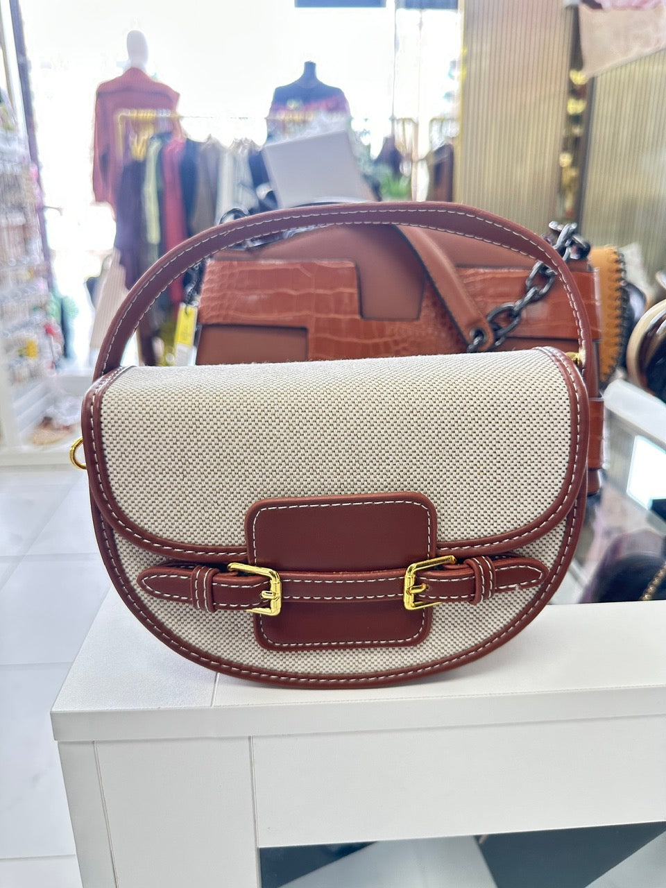 Fashion Clutch front view showing sleek and elegant design