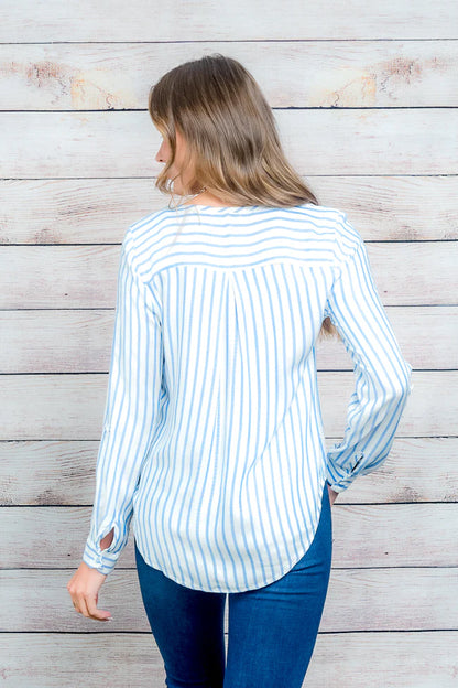 Long Sleeve Striped Top