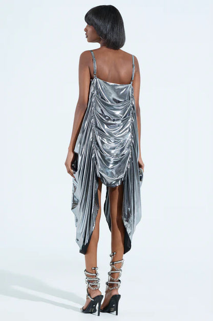 Metallic Fringe Dress