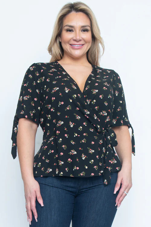 Plus Size Short Sleeve Top