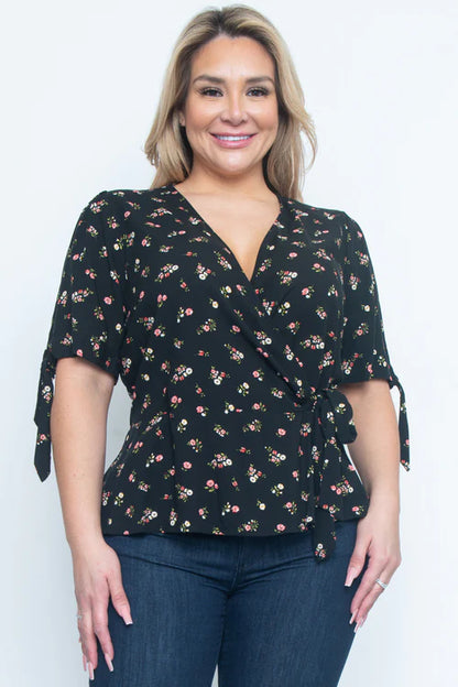 Plus Size Short Sleeve Top