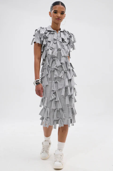 Tied Down Knot Midi Dress