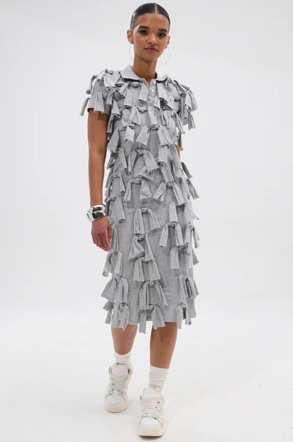 Tied Down Knot Midi Dress