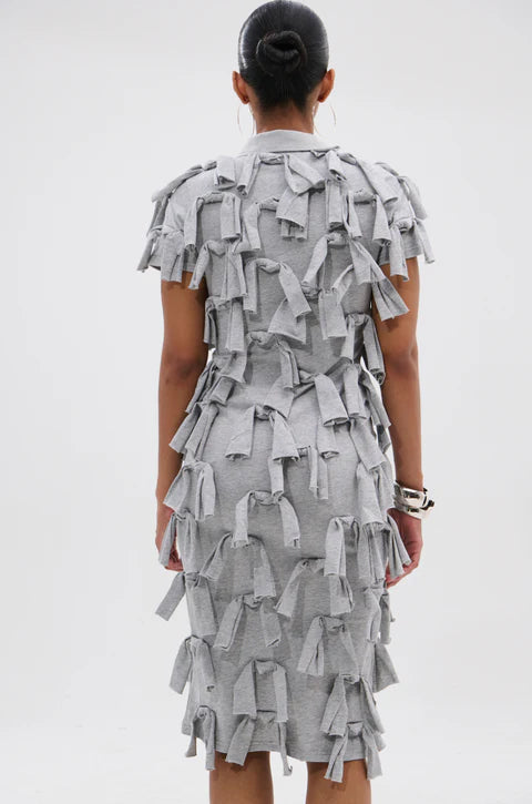 Tied Down Knot Midi Dress