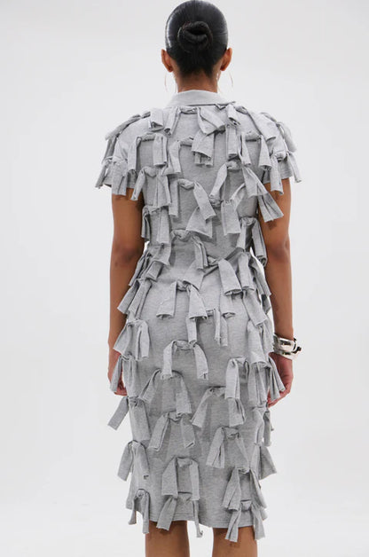 Tied Down Knot Midi Dress