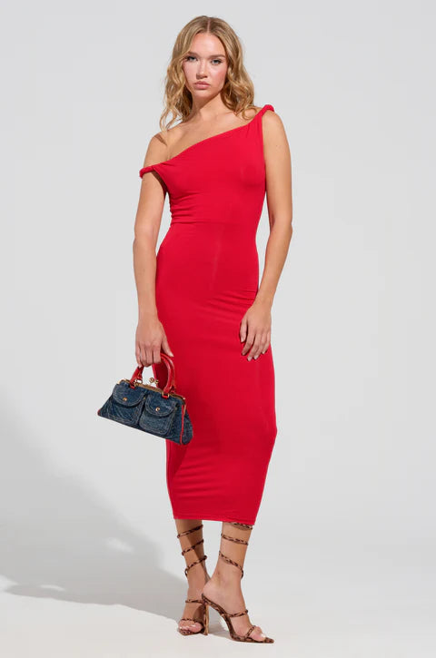 Twisted Midi Dress