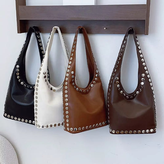 Vintage Rivet Hobo bag