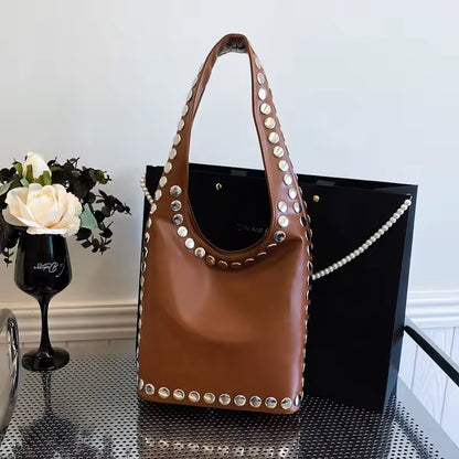 Vintage Rivet Hobo bag
