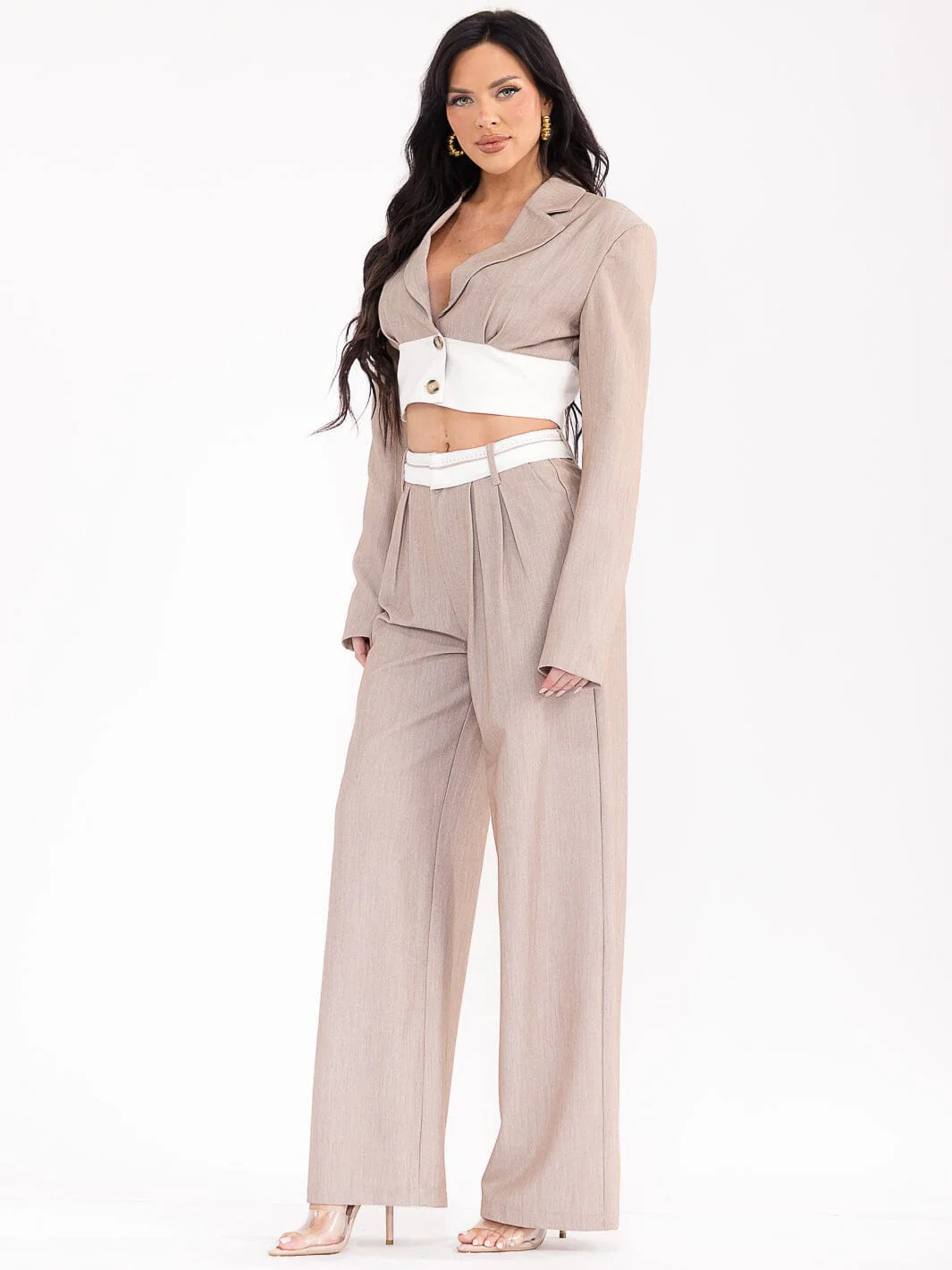 Women's Long Sleeve Top Colorblock