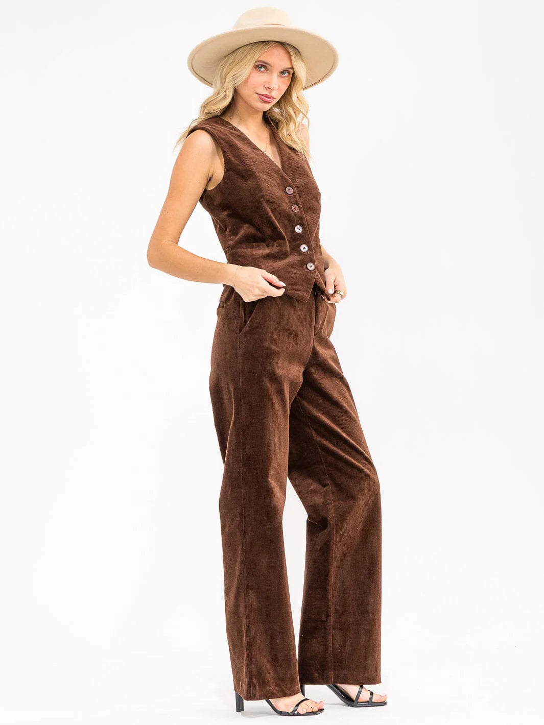Women’s Wide Leg Pants Corduroy