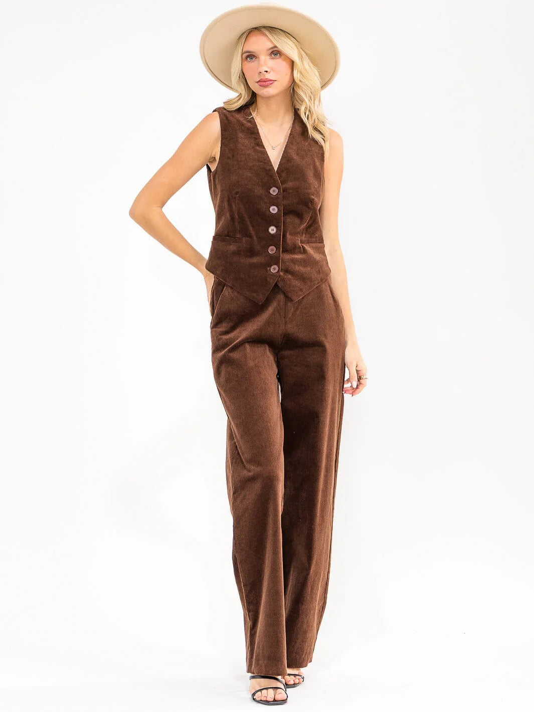 Women’s Wide Leg Pants Corduroy