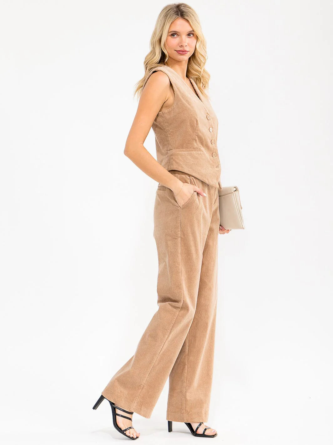 Women’s Wide Leg Pants Corduroy