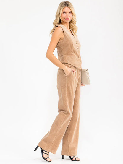 Women’s Wide Leg Pants Corduroy